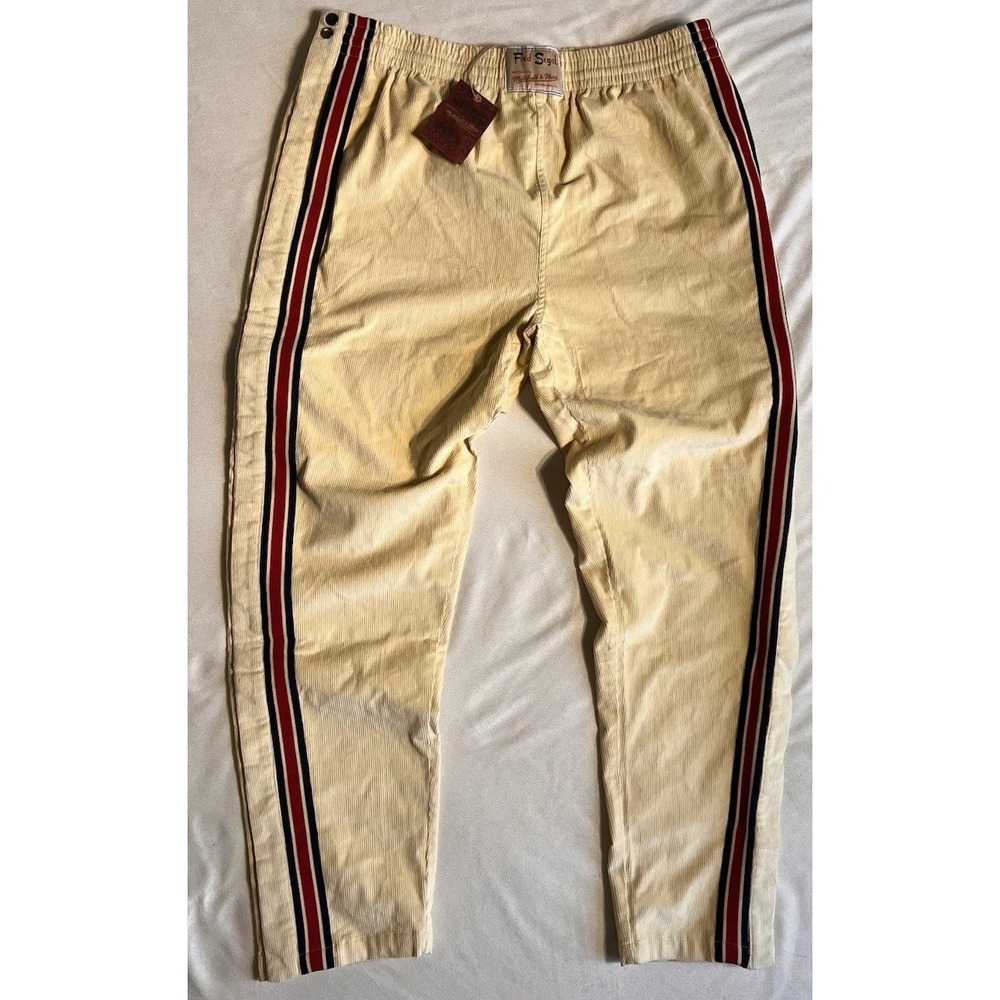 Mitchell & Ness Fred Segal Corduroy Tearaway Pants 2XL NWT Athleisure Football